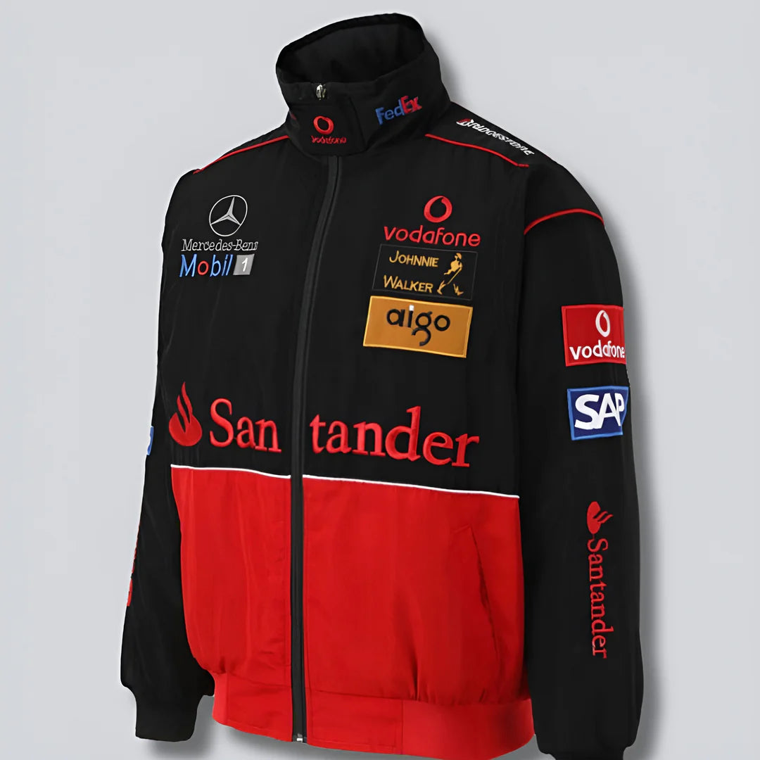 F1 Mclaren / Mercedes Racing Jacket Black - Unisex