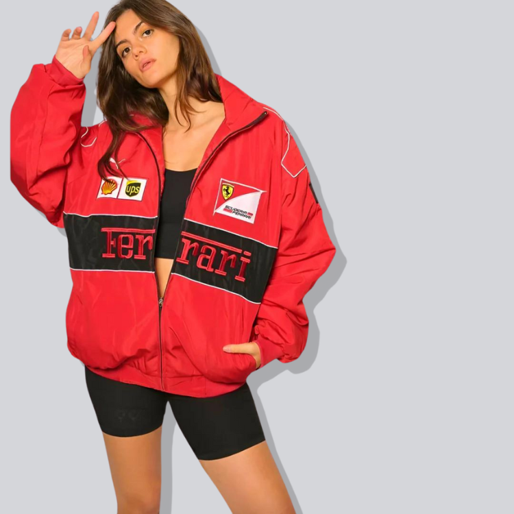 F1 Ferrari Racing Jacket Red - Unisex