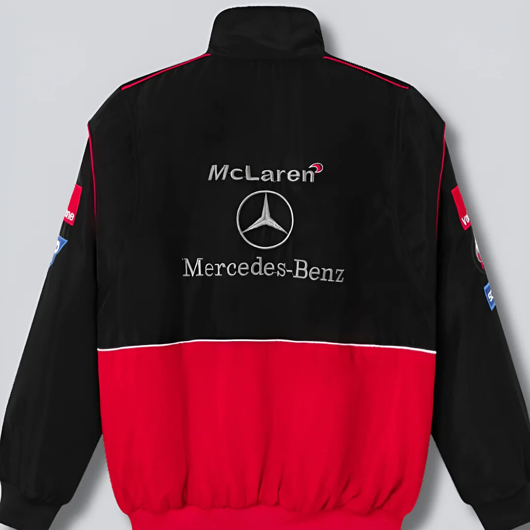 F1 Mclaren / Mercedes Racing Jacket Black - Unisex