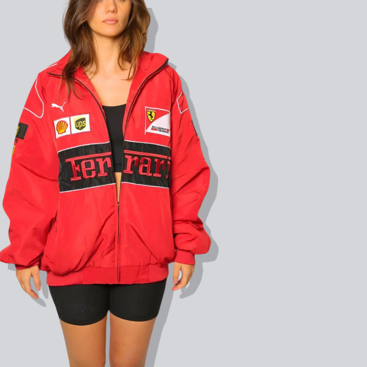 F1 Ferrari Racing Jacket Red - Unisex