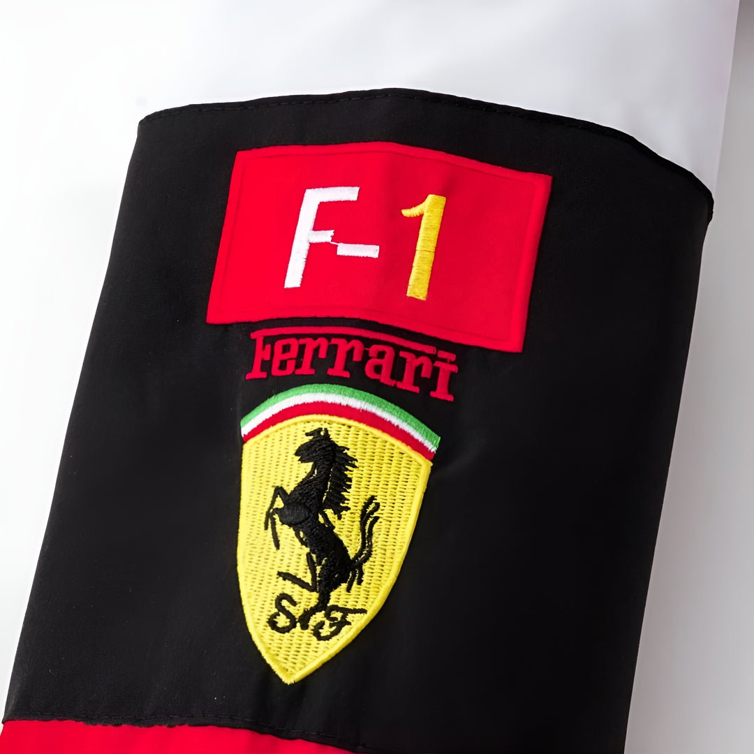 F1 Ferrari Racing Jacket White - Unisex