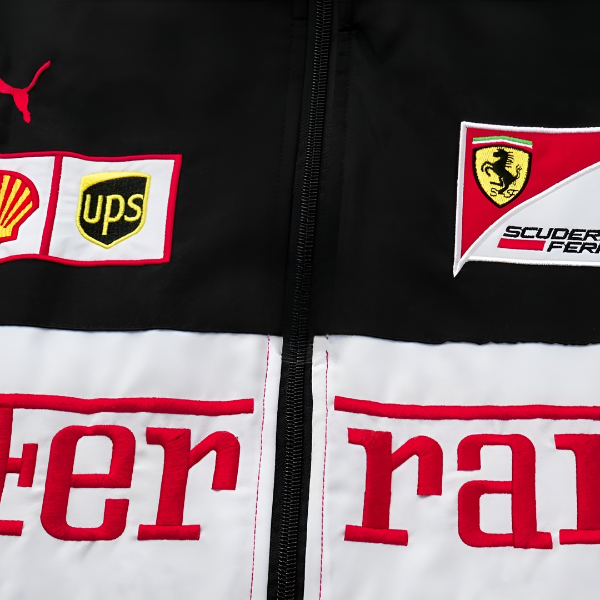 F1 Ferrari Racing Jacket White - Unisex