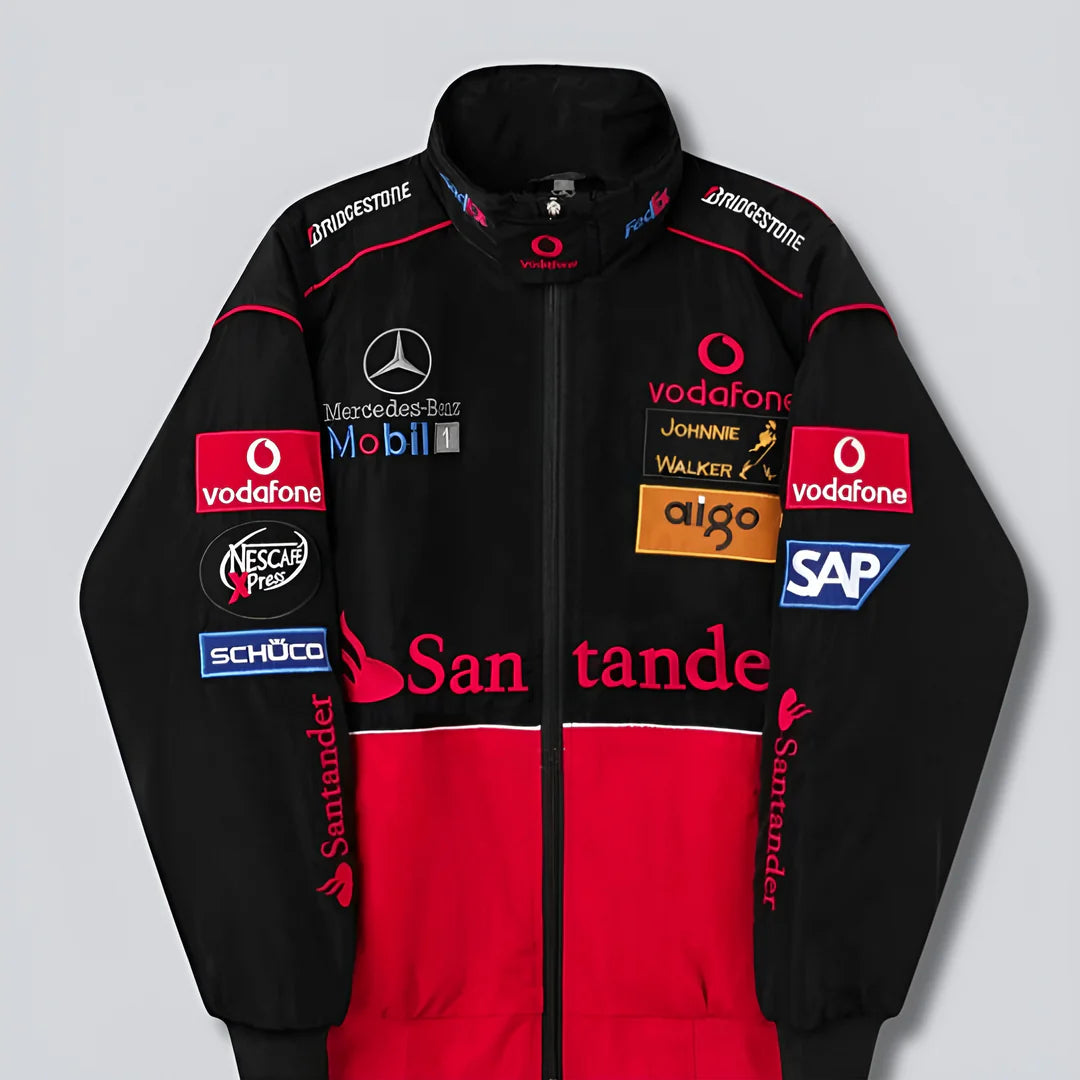 F1 Mclaren / Mercedes Racing Jacket Black - Unisex